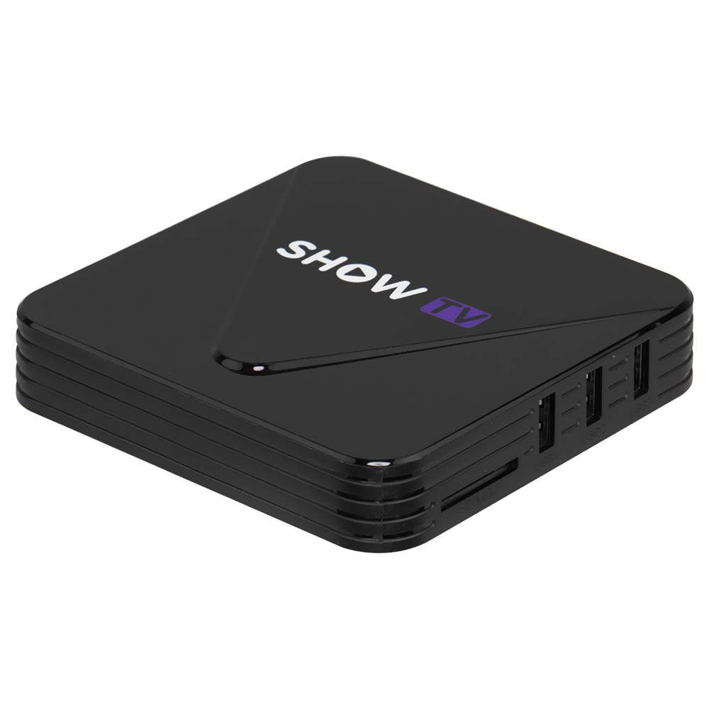 Receptor Iptv Show TV 1GB de RAM / 8GB / 8K - Preto