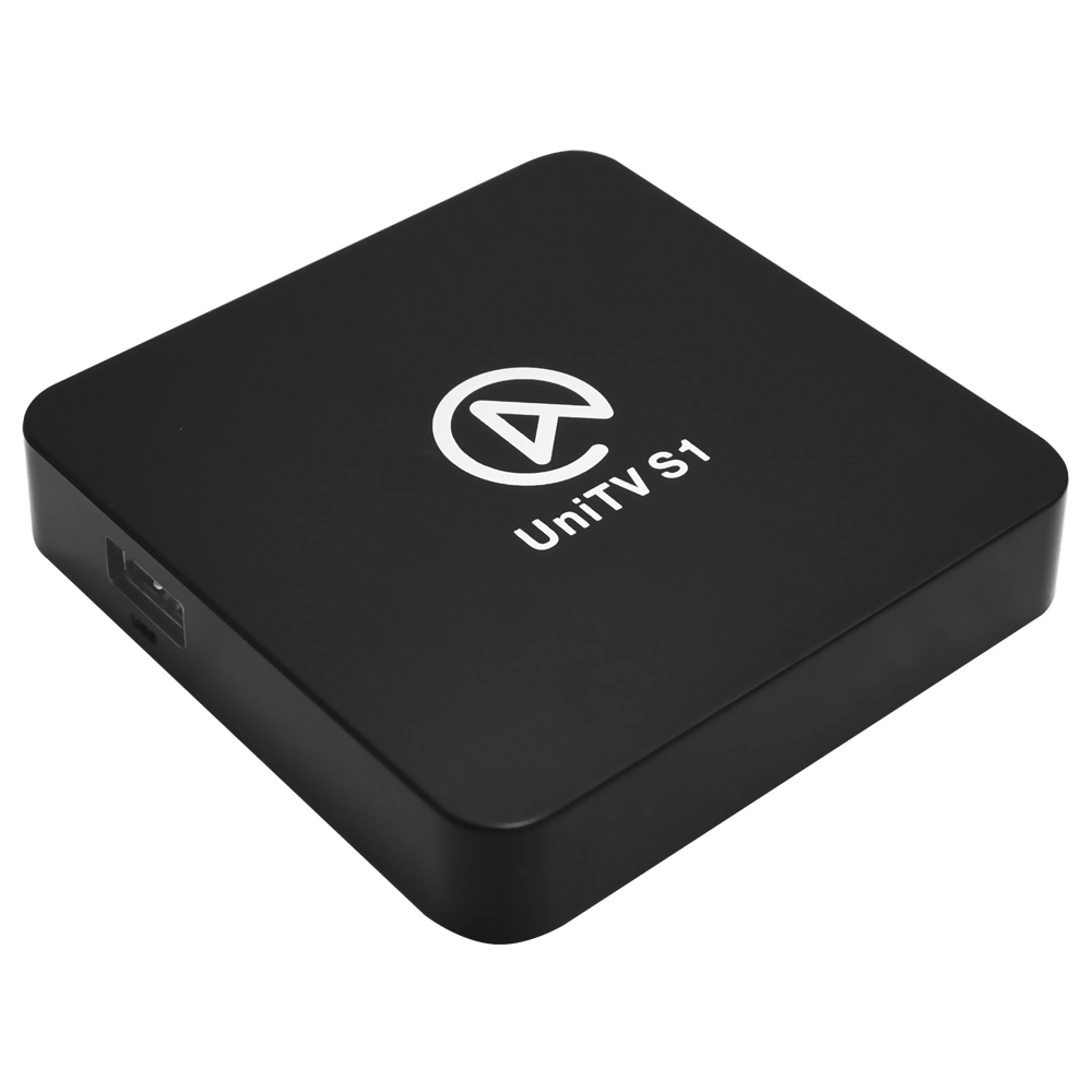 Receptor Iptv UniTV S1 K10 1GB de RAM / 8GB / HD - Preto