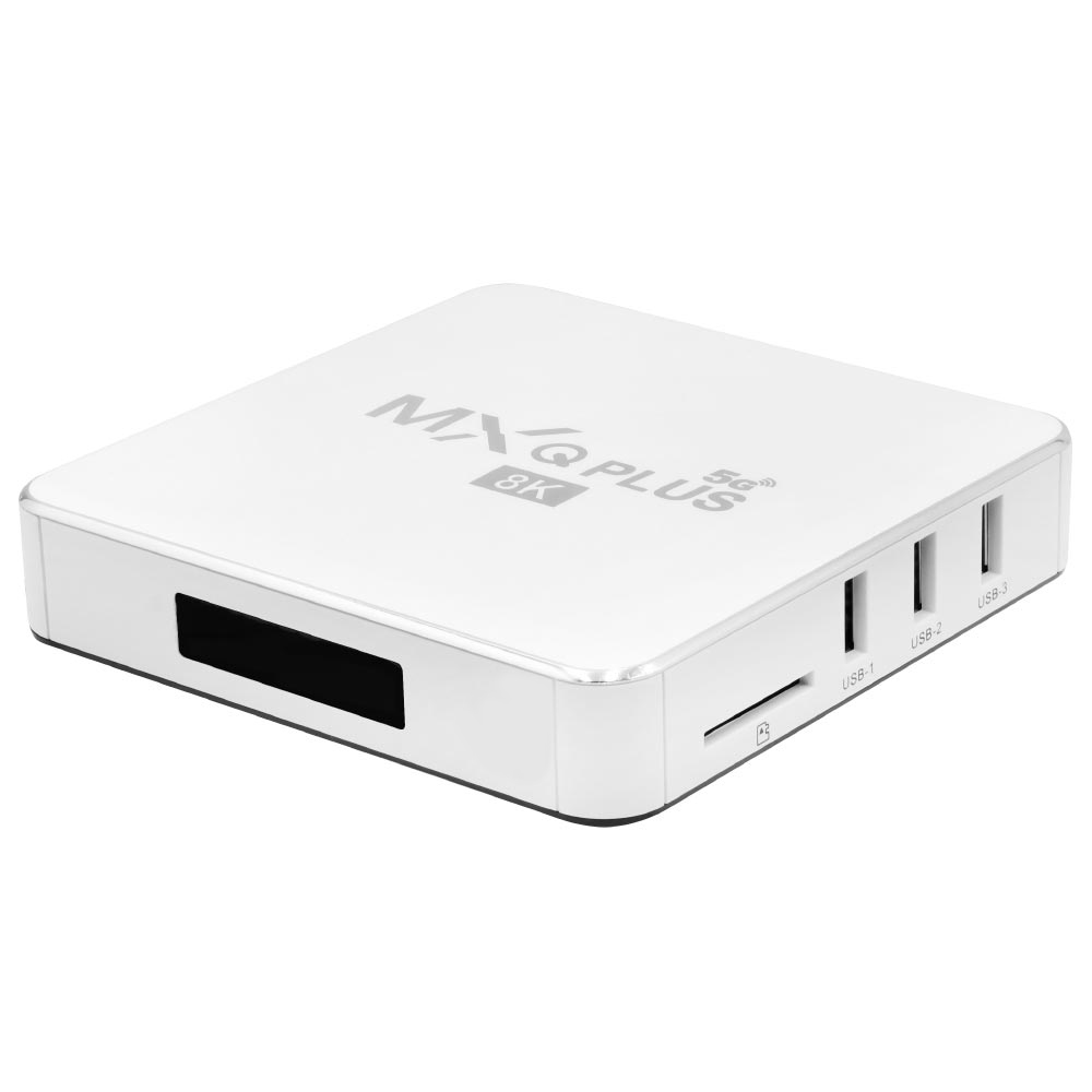 TV Box MXQ Plus 32GB de RAM / 128GB / 5G / 8K - Branco