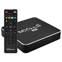 TV Box MXQ Plus 32GB de RAM / 128GB / 5G / 8K - Preto