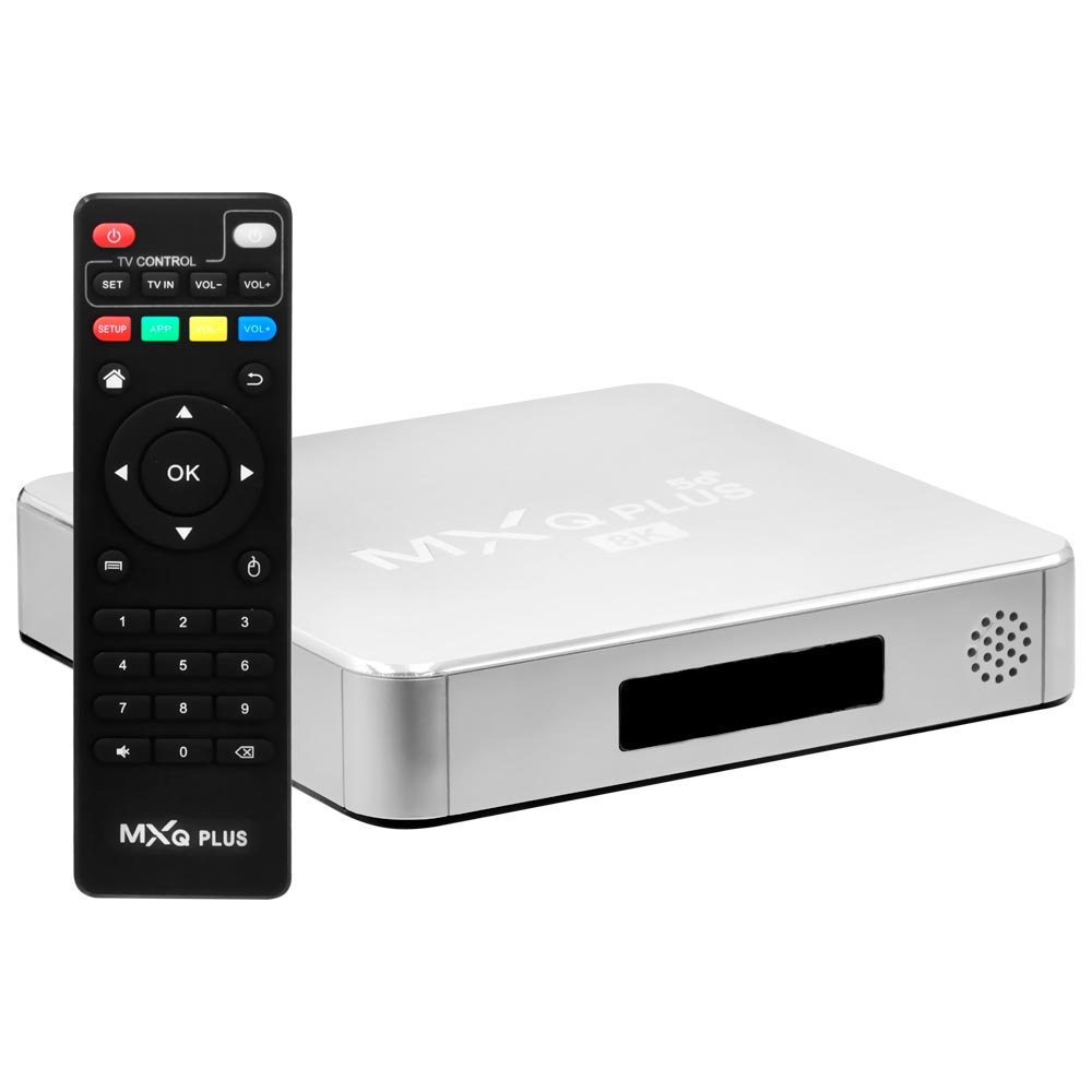 TV Box MXQ Plus 32GB de RAM / 256GB / 5G / 8K - Prata
