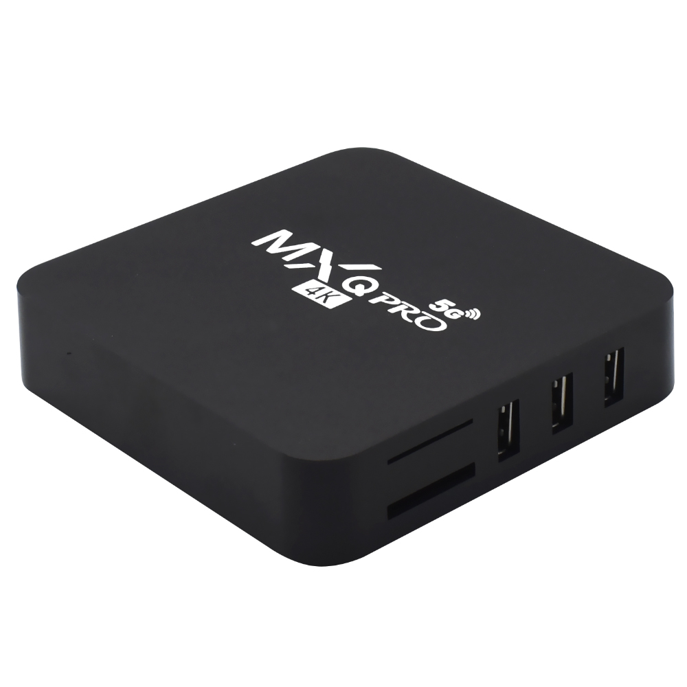 TV Box MXQ Pro 32GB de RAM / 128GB / 4K / 5G - Preto