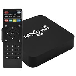TV Box MXQ Pro 5G 64GB de RAM / 256GB / 8K - Preto