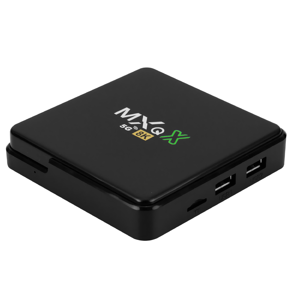 TV Box MXQ X 32GB de RAM / 128GB / 8K - Preto