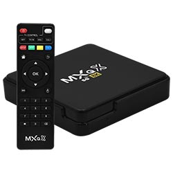 TV Box MXQ X 64GB de RAM / 512GB / 5G / 8K - Preto