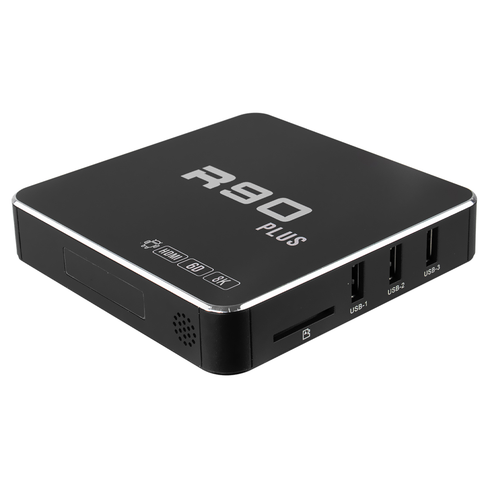 TV Box R90 Plus 64GB de RAM / 512GB / 5G / UHD / 8K / 6D - Preto