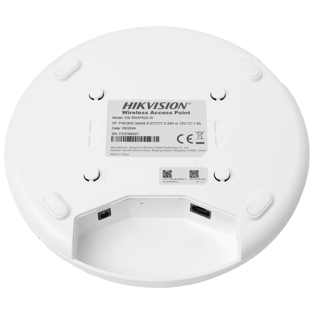 Ponto de Acesso Hikvision DS-3WAP522-SI Indoor Dual Band / 2.4GHz / 5GHz / 1200Mbps