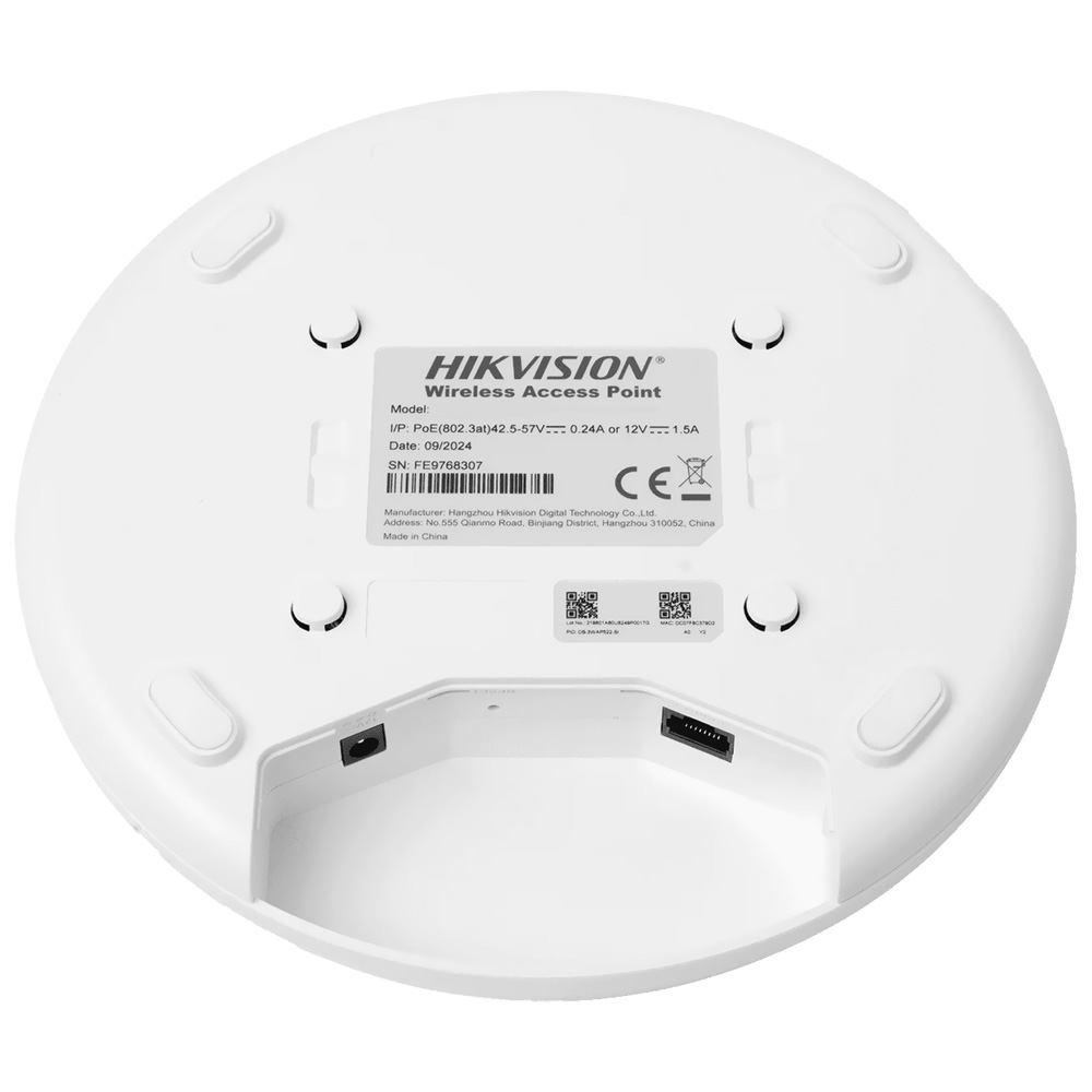 Ponto de Acesso Hikvision DS-3WAP622G-SI Indoor Dual Band / 2.4GHz / 5GHz / 1800Mbps