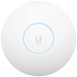 Ponto de Acesso Ubnt U6-Pro AP Dual Band Wi-Fi 6 / 1PoE / 2.4GHz / 5GHz / 1WAN / 5300Mbps - Branco