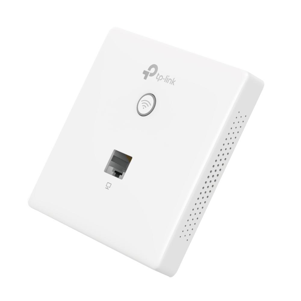 Ponto de Acesso Wireless Tp-Link Omada EAP230-WALL AC1200 Dual Band / 2.4GHz / 5GHz / MU-MIMO - Branco (Parede)