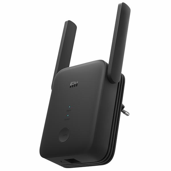 Repetidor de Sinal Xiaomi RA75 Mi Wi-Fi Range / 2.4GHz / 5GHz / 1200Mbps / 2 Antenas - Preto