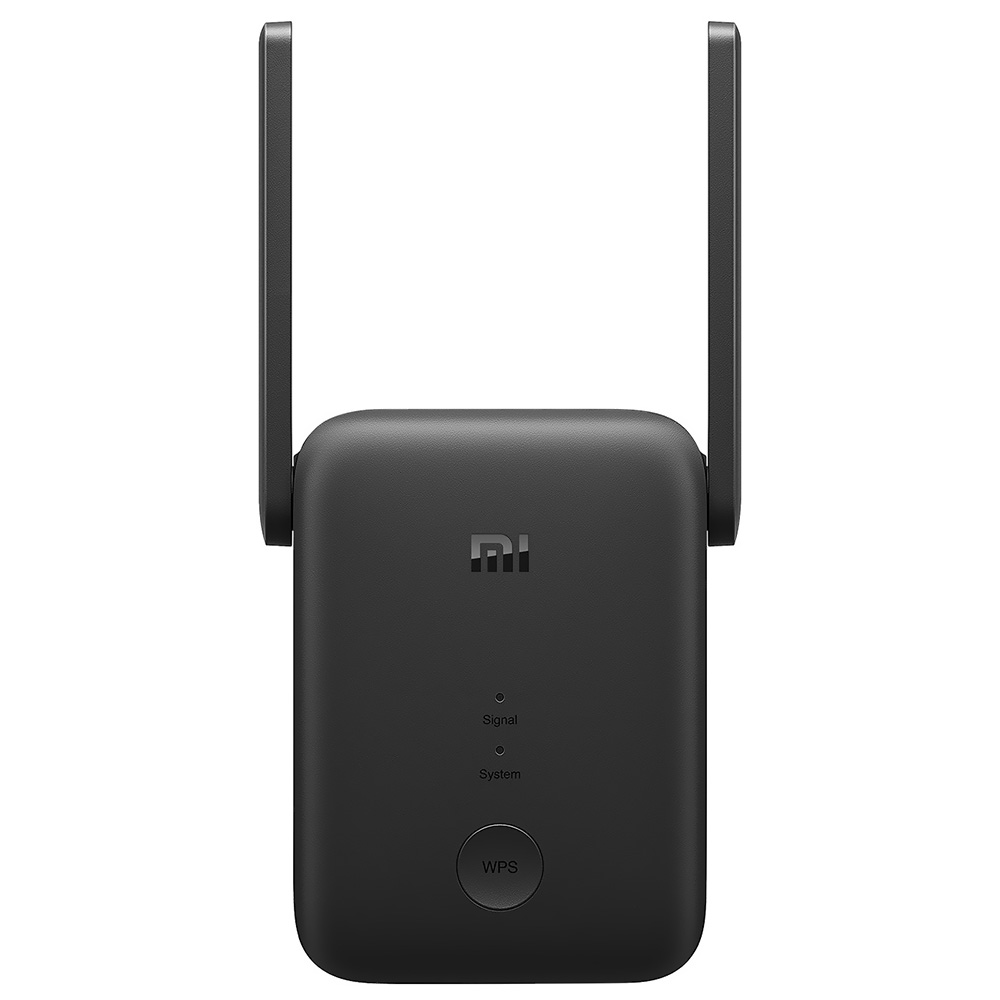 Repetidor de Sinal Xiaomi RA75 Mi Wi-Fi Range / 2.4GHz / 5GHz / 1200Mbps / 2 Antenas - Preto