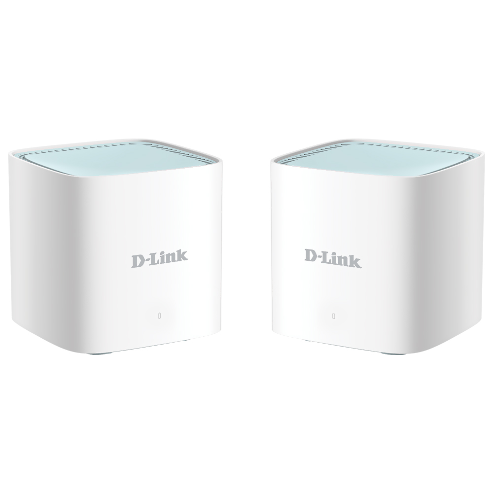 Roteador D-Link M15 Eagle Pro AI Mesh AX1500 Dual Band / 2.4GHz / 5GHz / 1500Mbps - Kit com 2