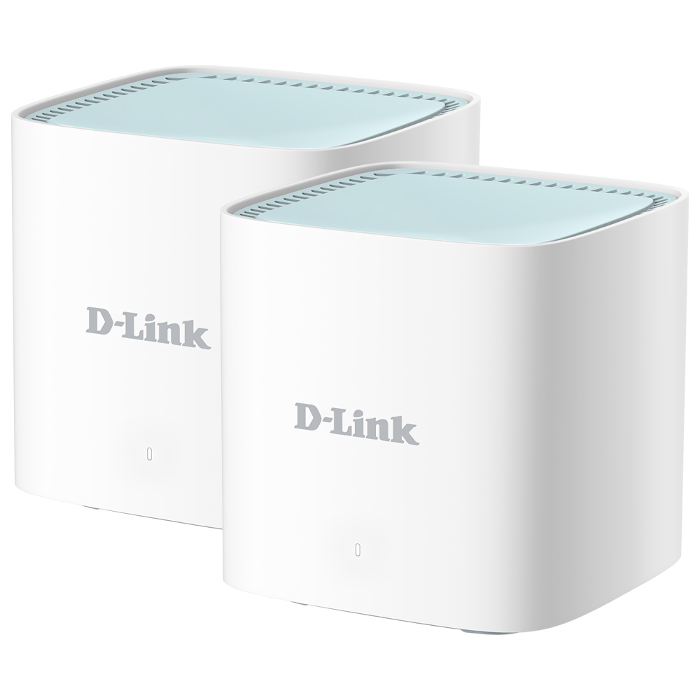 Roteador D-Link M15 Eagle Pro AI Mesh AX1500 Dual Band / 2.4GHz / 5GHz / 1500Mbps - Kit com 2