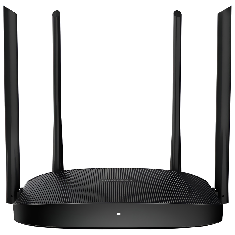Roteador Hikvision DS-3WR12C Dual Band / 2.4GHz / 5GHz / 4 Antenas - Preto