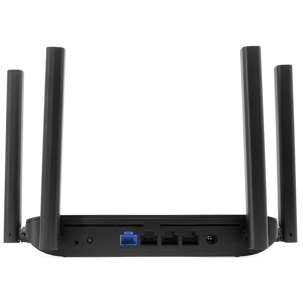Roteador Hikvision DS-3WR15X Dual Band / 2.4GHz / 5GHz / 4 Antenas - Preto