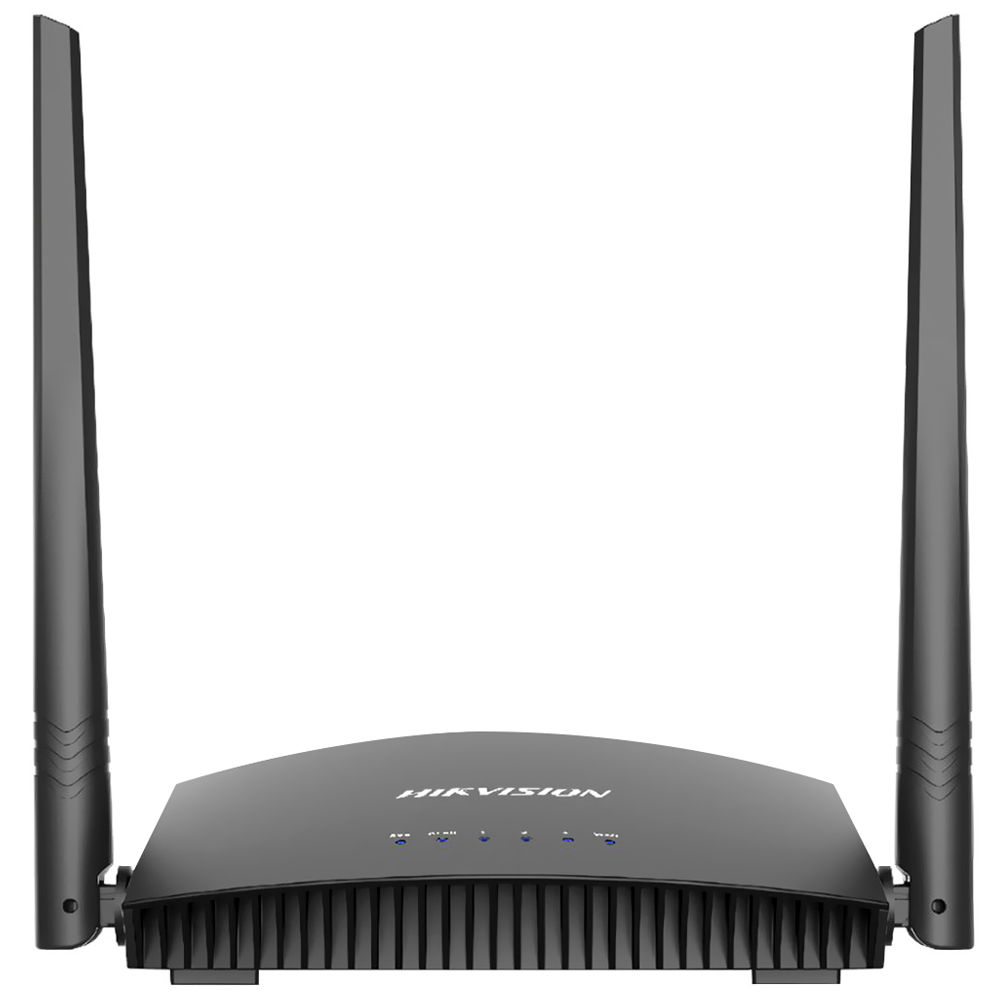 Roteador Hikvision DS-3WR3N Banda Única / 2.4GHz / 2 Antenas - Preto