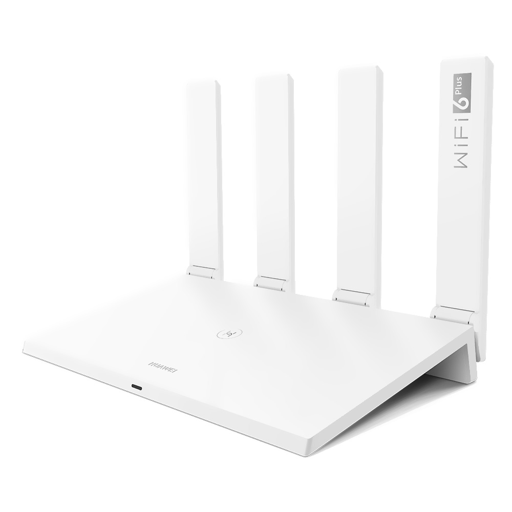 Roteador Huawei WS7100 V2 AX3 Dual Core Dual Band / 2.4GHz / 5GHz / Wi-Fi 6 / 4 Antenas - Branco