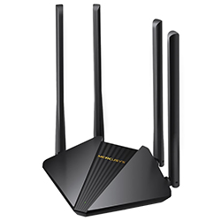 Roteador Mercusys MR30G AC1200 Dual Band / 2.4GHz / 5GHz / 4 Antenas - Preto