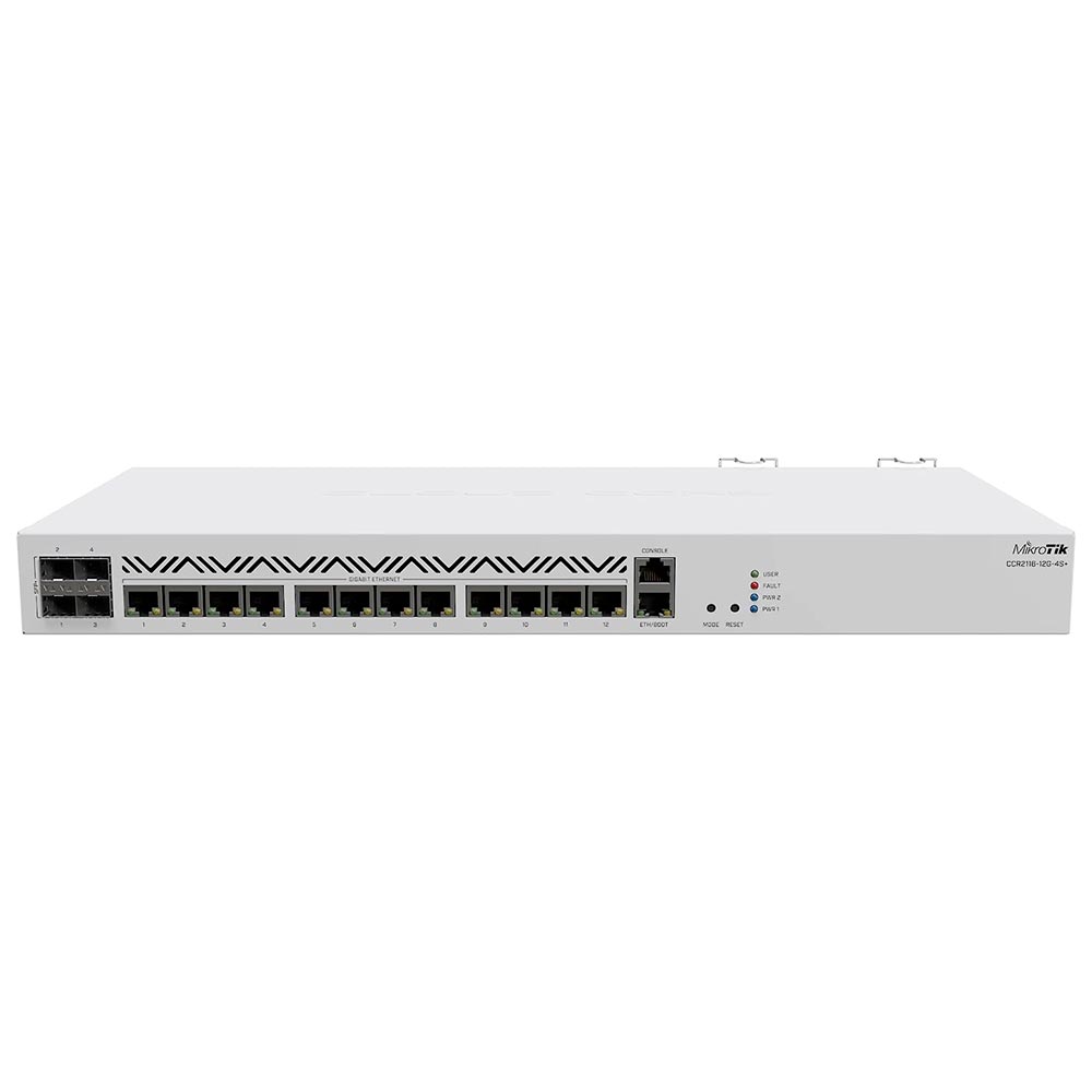 Roteador Mikrotik Cloud Core CCR2116-12G-4S+ 4X10G / SFP+ / 16G