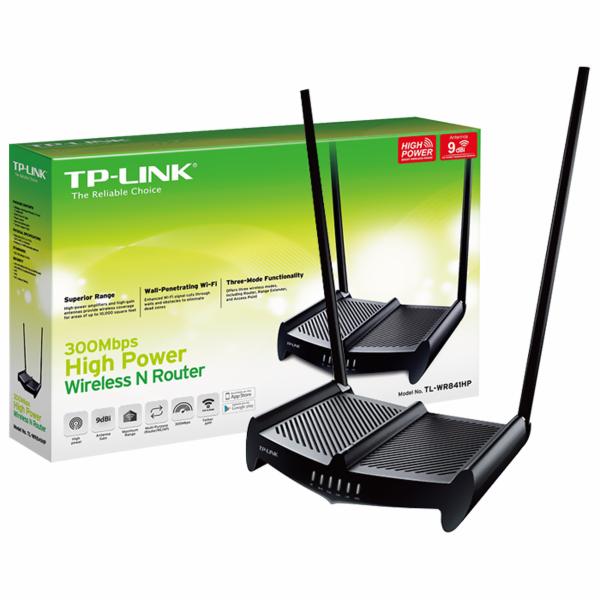 Roteador/Router Wireless TP-Link TL-WR841HP 8DBI 4 LAN / 1 WAN - 300mbps