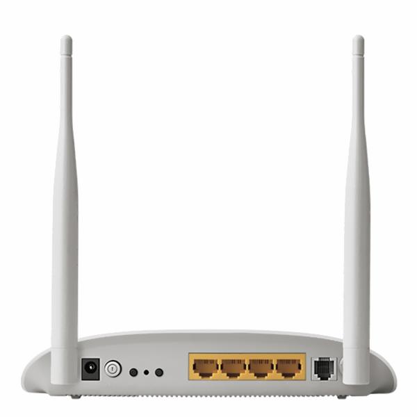 Roteador Tp-Link ADSL2+ TD-W8961N / 4LAN / 2.4GHz / 300Mbps - Branco