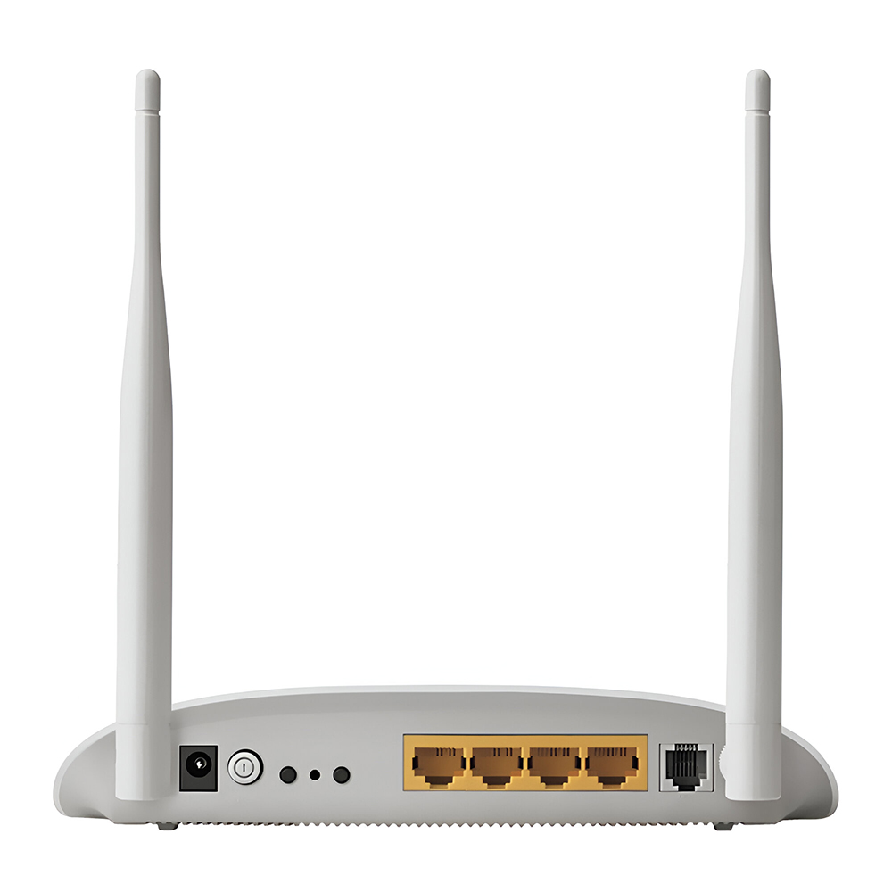 Roteador Tp-Link ADSL2+ TD-W8961N / 4LAN / 2.4GHz / 300Mbps - Branco