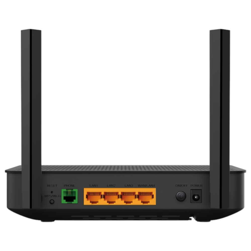 Roteador Tp-Link Aginet XX530V AX3000 Dual Band Gigabit / 2.4GHz / 5GHz / Wi-Fi 6 / 2 Antenas - Preto