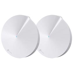 Roteador Tp-Link Deco M5 Whole Home Mesh Wi-Fi AC1300 Dual Band / 2.4GHz / 5GHz - Branco (Kit com 2)