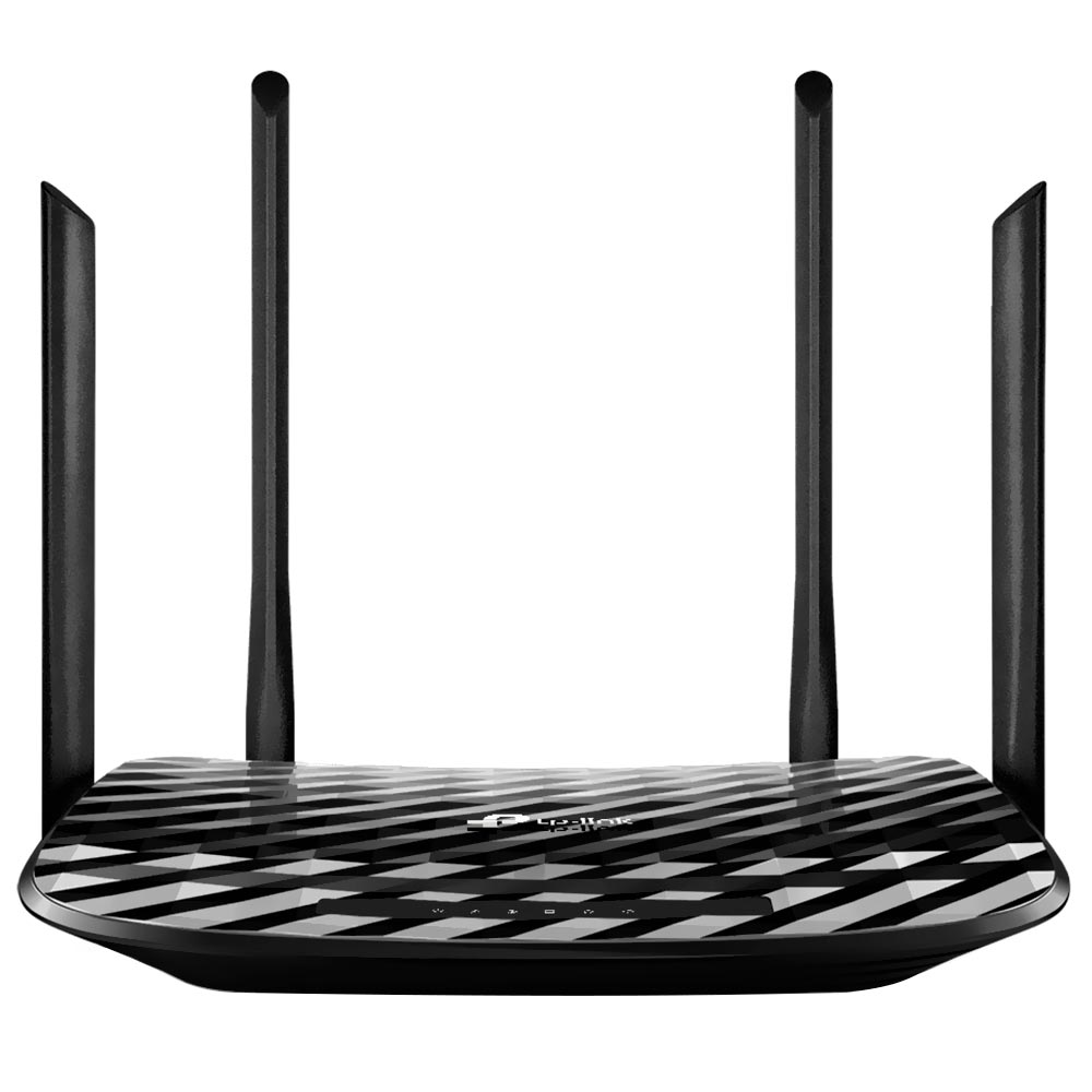 Roteador Tp-Link EC225-G5 BR AC1300 Dual Band Gigabit / 2.4GHz / 5GHz / Wi-Fi 6 / MU-MIMO - Preto