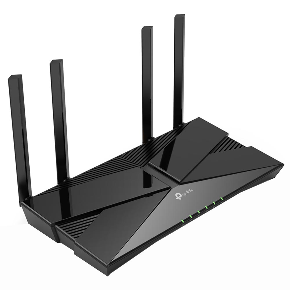 Roteador Tp-Link XX230V AX1800 Gpon Dual Band / 2.4GHz / 5GHz / Wi-Fi 6 / 4 Antenas - Preto