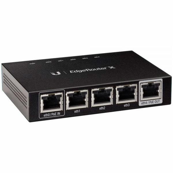 Roteador UBNT ER-X-BR EdgeRouter X / 5 RJ45 - Preto