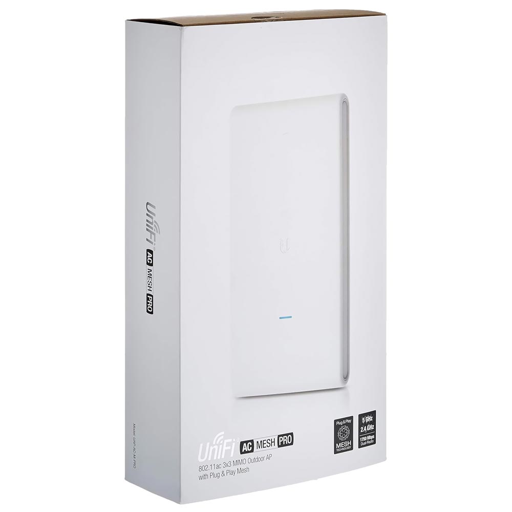 Roteador UBNT Unifi AP Mesh Pro Wi-Fi / 2.4GHz / 5GHz / 1750Mbps - Branco