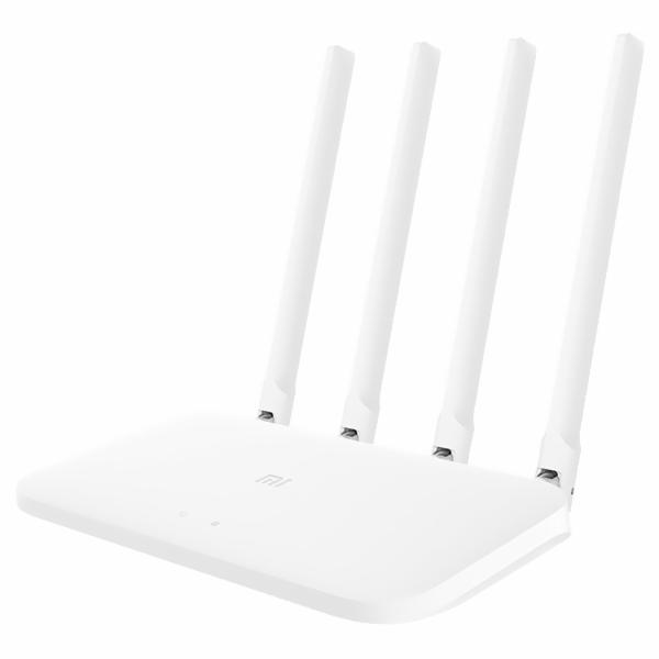 Roteador Xiaomi R4AC DVB4230GL Dual Band / 2.4GHz / 5GHz/ 2LAN / 1WAN / 1200Mbps / 4 Antenas - Branco