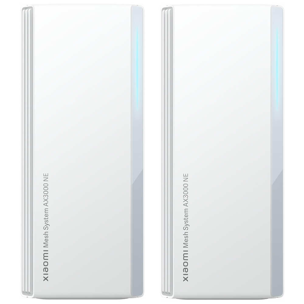 Roteador Xiaomi RD28 DVB4458GL Mesh System AX3000 NE NFC Dual Band / 2.4GHz / 5GHz / Wi-Fi 6 - Branco (Kit com 2)