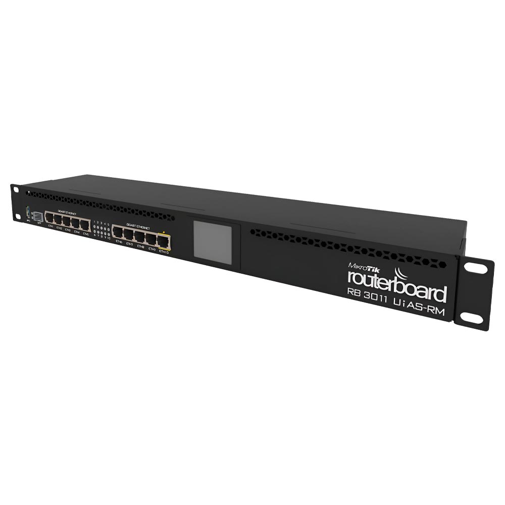 Switch Mikrotik RB 3011UIAS-RM L5 - Preto