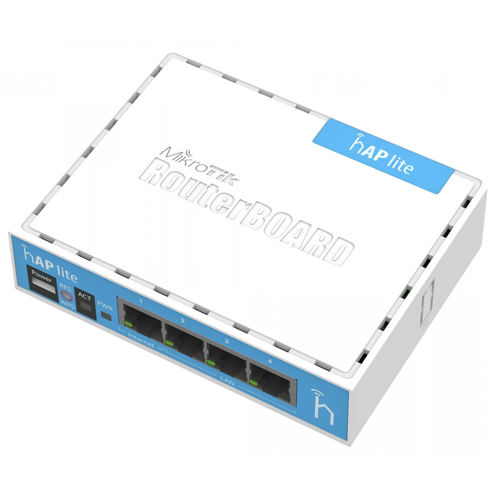 Switch Mikrotik Routerboard RB941-2ND - Branco (HAP LITE)