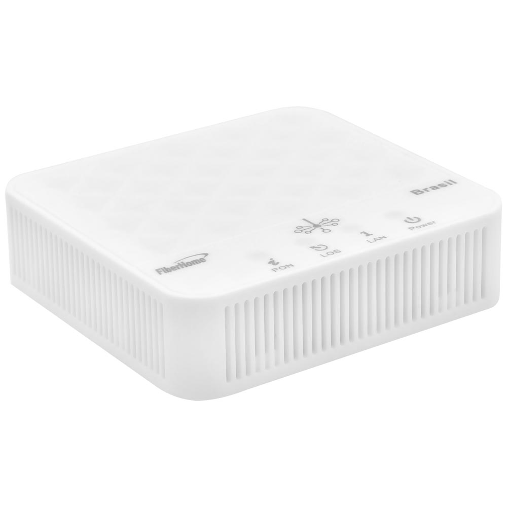 Terminal de Rede Óptica Fiberhome GPON ONU AN5506-01A Brasil 1GE Mini / RP0562 / UPC / 0.5AMP