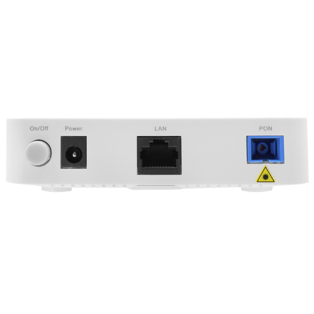 Terminal de Rede Óptica Fiberhome GPON ONU AN5506-01A Brasil 1GE Mini / RP0562 / UPC / BRIG - Branco