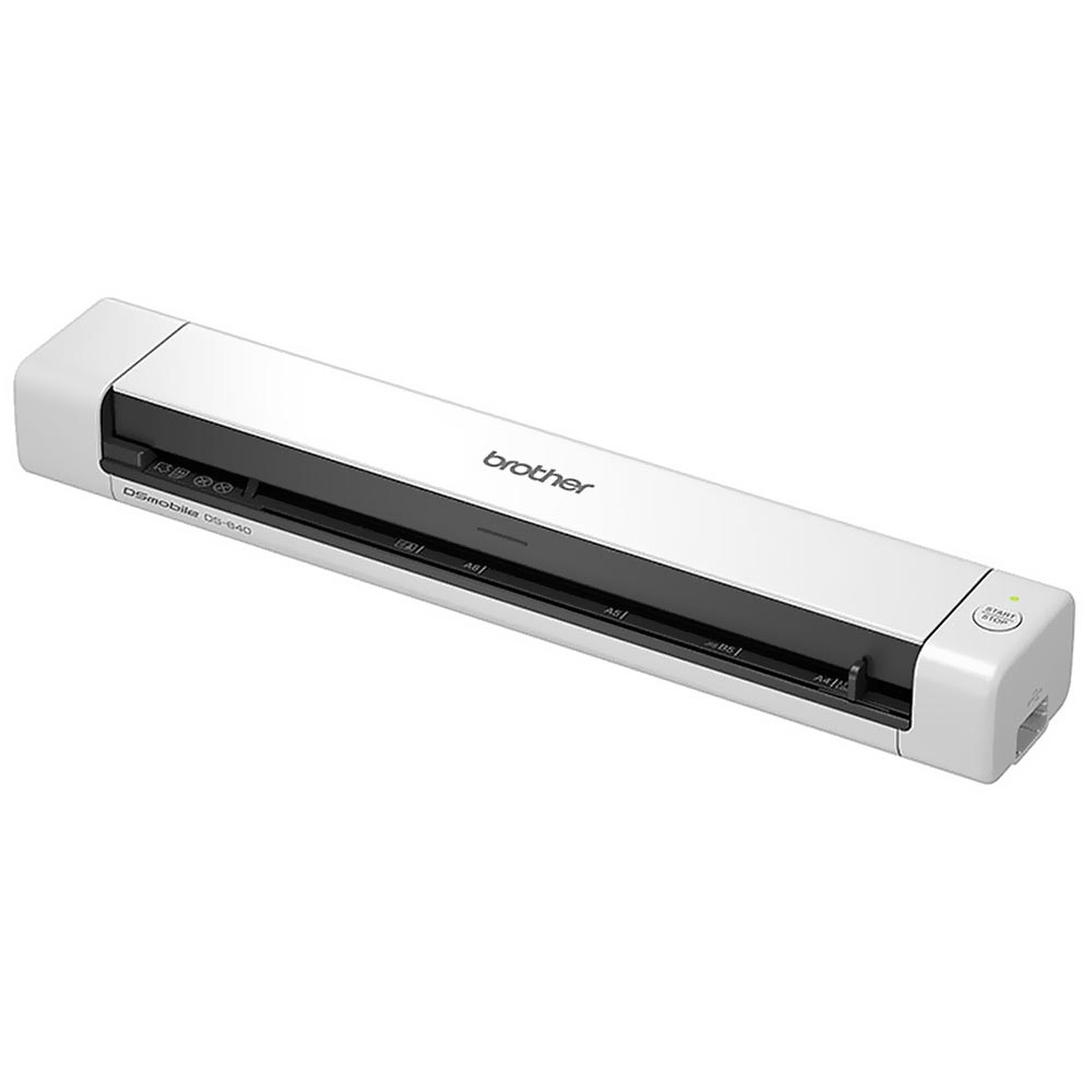 Scanner Portátil Brother DS-640 Compact USB Color - Branco