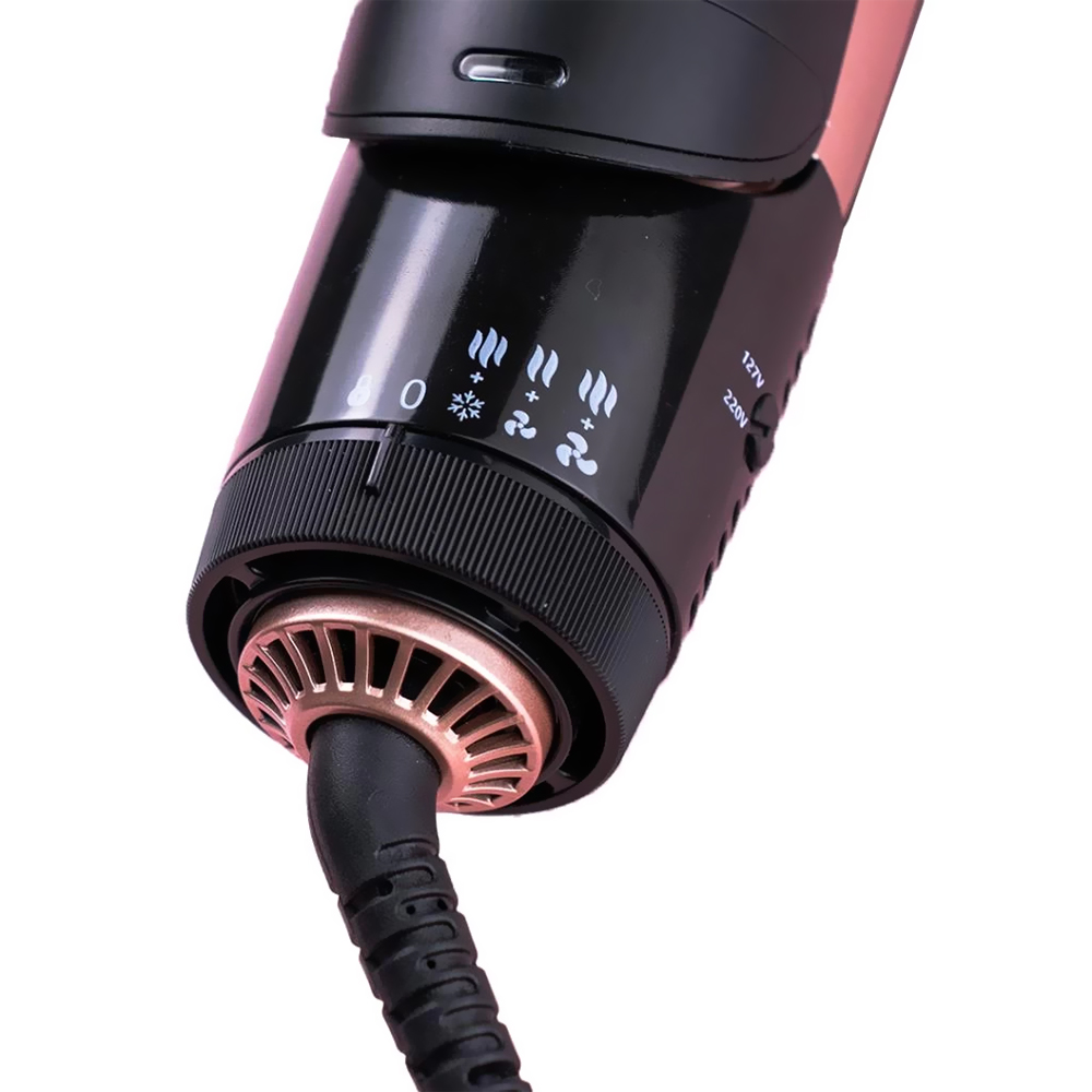 Escova Secadora Quanta QTALS1600 / Bivolt - Preto + Secador de Cabelo Krab KBSC12
