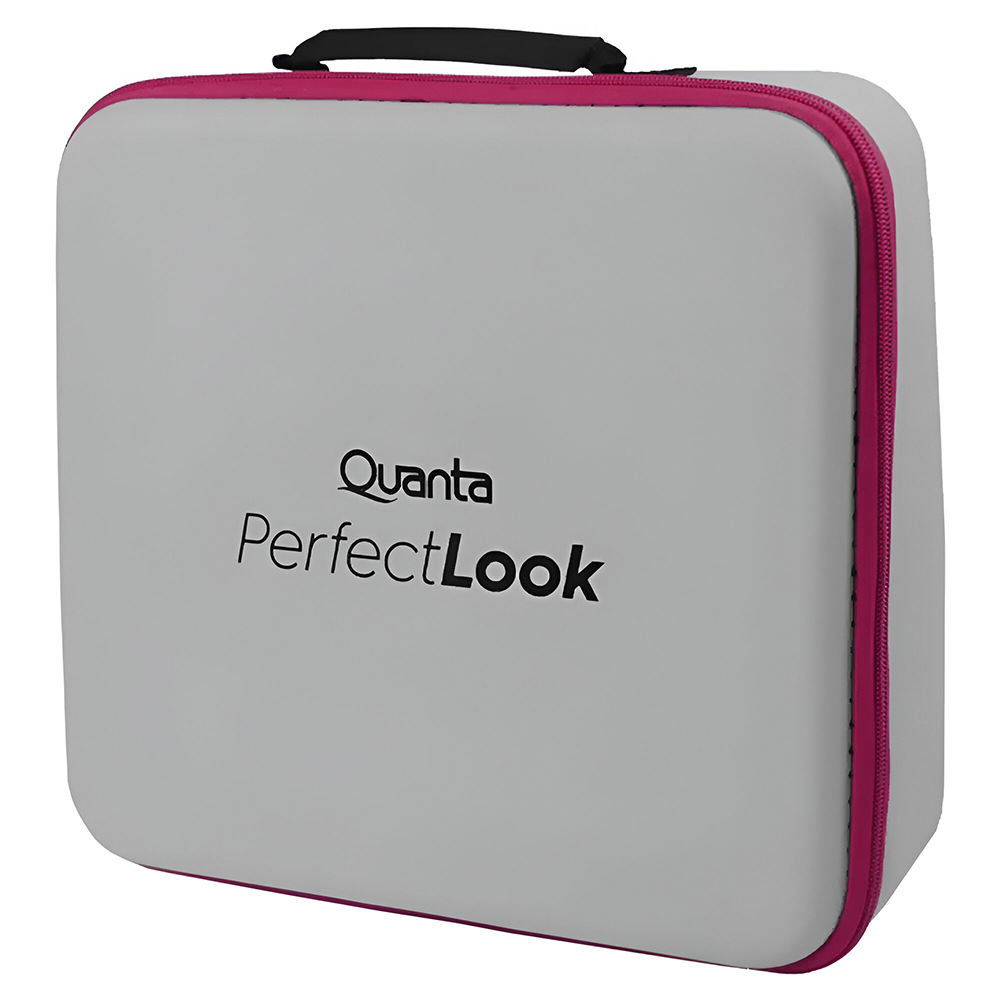 Escova Secadora Quanta QTKCS7001 / Bivolt - Rosa + Chaleira Elétrica Krab KB2L