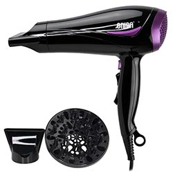 Secador de Cabelo Onida ON-093 Profissional 5500W / Bivolt - Preto / Roxo