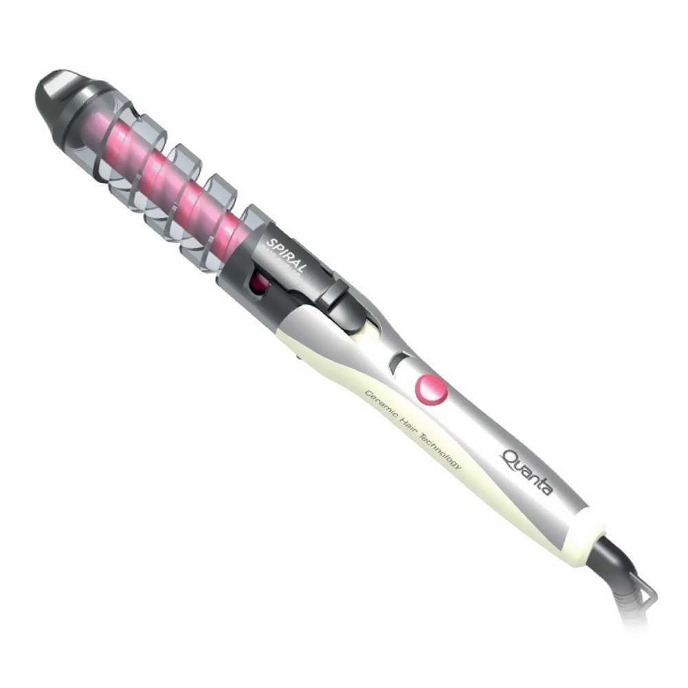 Secador de Cabelo Quanta QTSCB1700 / 220V - Preto + Modelador QTMC200