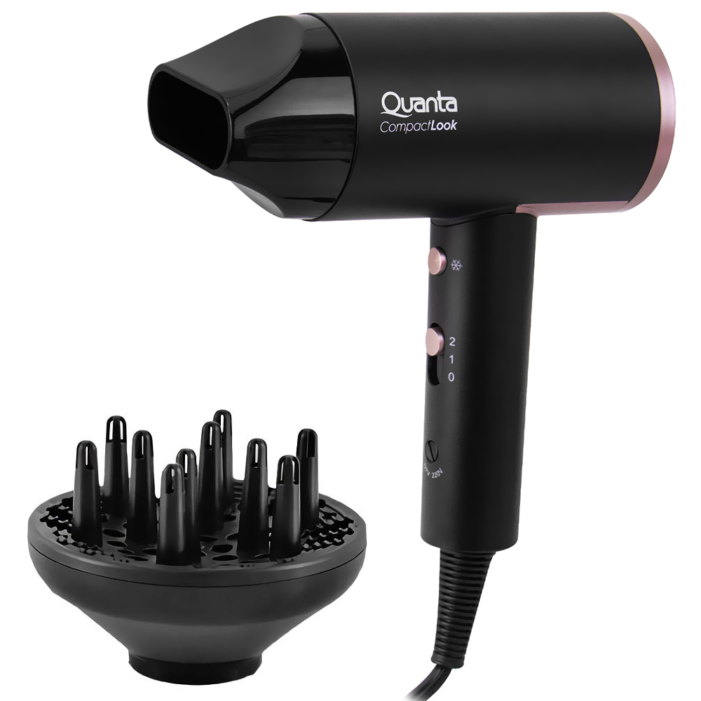 Secador de Cabelo Quanta QTSCP20 2000W / Bivolt - Preto