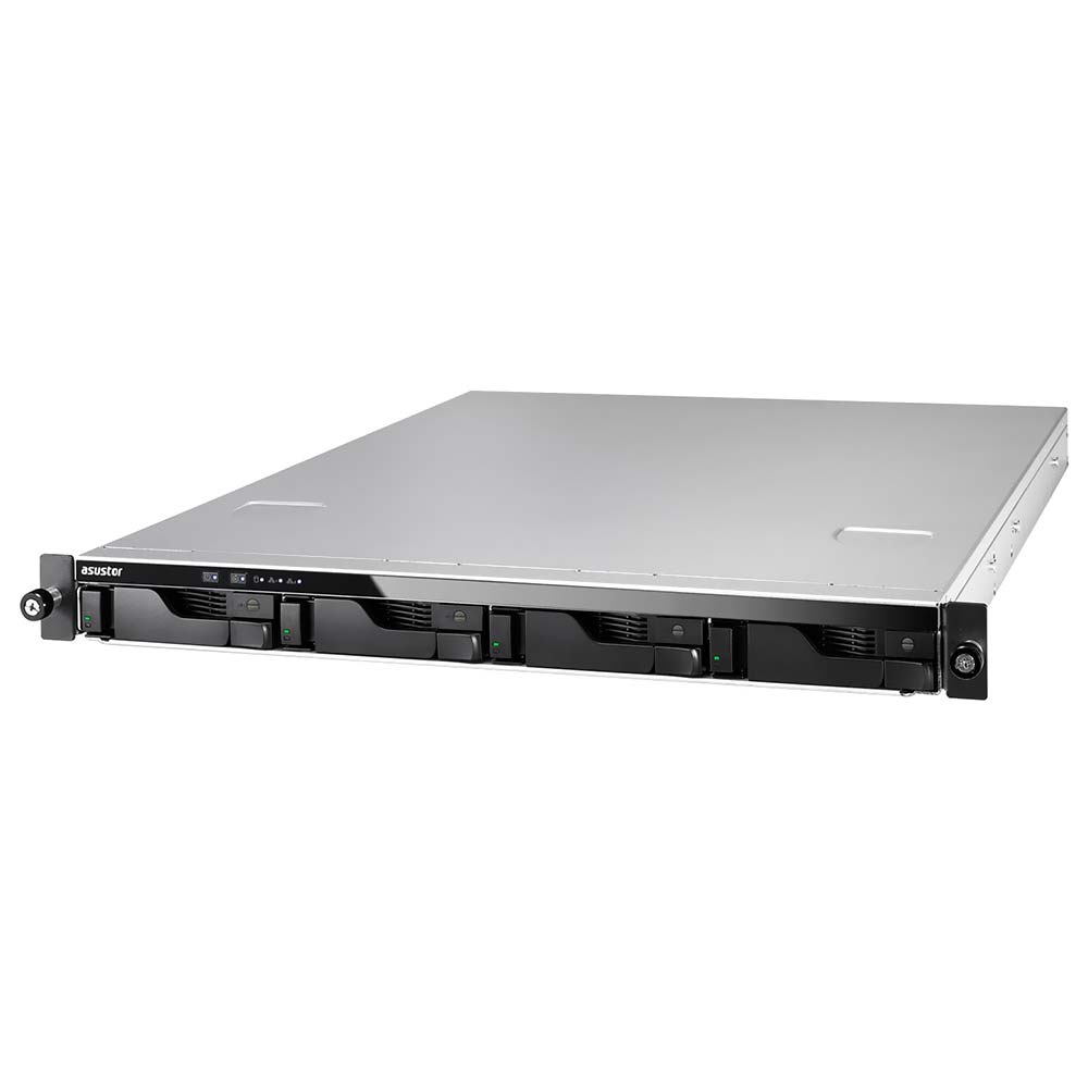 Servidor Nas Storage Asustor AS6504RS Lockerstor Rack Mount 1U 4RS/4RD / 4 Baias