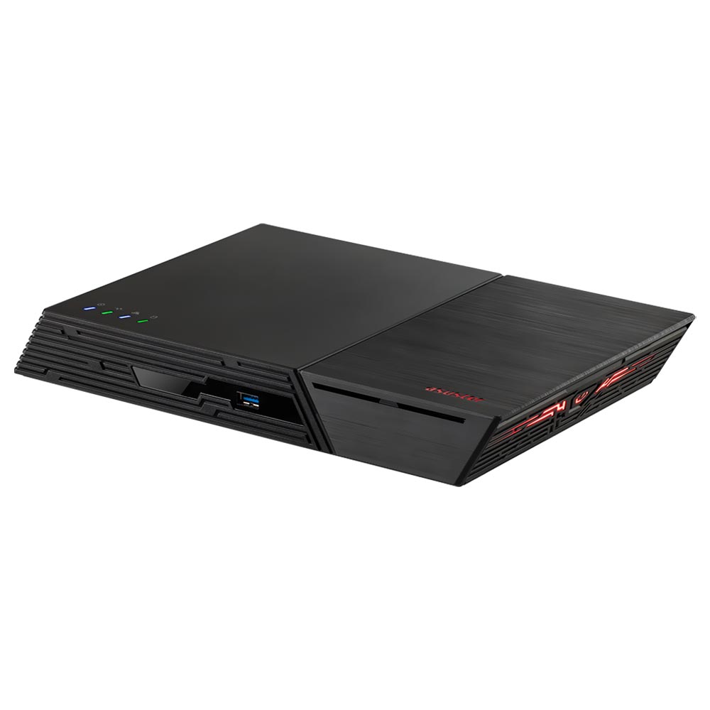 Servidor Nas Storage Asustor FS6712X Intel Celeron N5105 de 2.0GHz / 4GB de RAM / 12 Baias / USB 3.2 / LAN - Preto