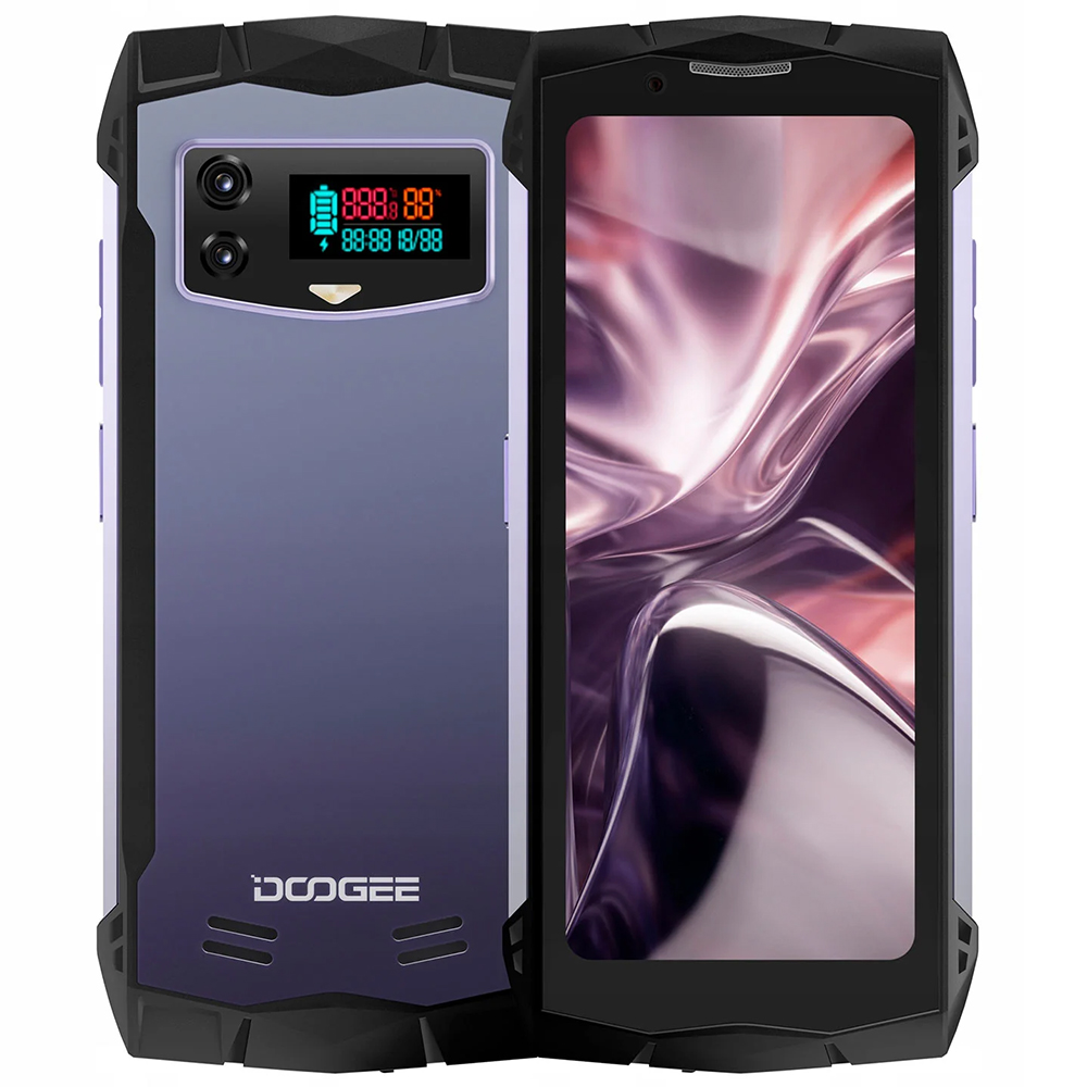 Celular Doogee S Mini 8GB de RAM / 256GB / Tela 4.5" / Dual Sim LTE - Silvery Roxo (Global)