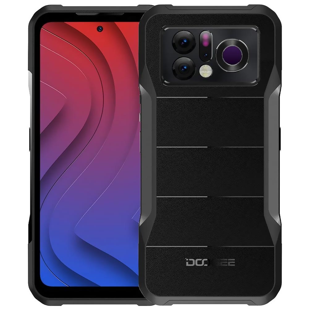 Celular Doogee V20 Pro 12GB de RAM / 256GB / Tela 6.43" / Dual Sim 5G - Knight Preto