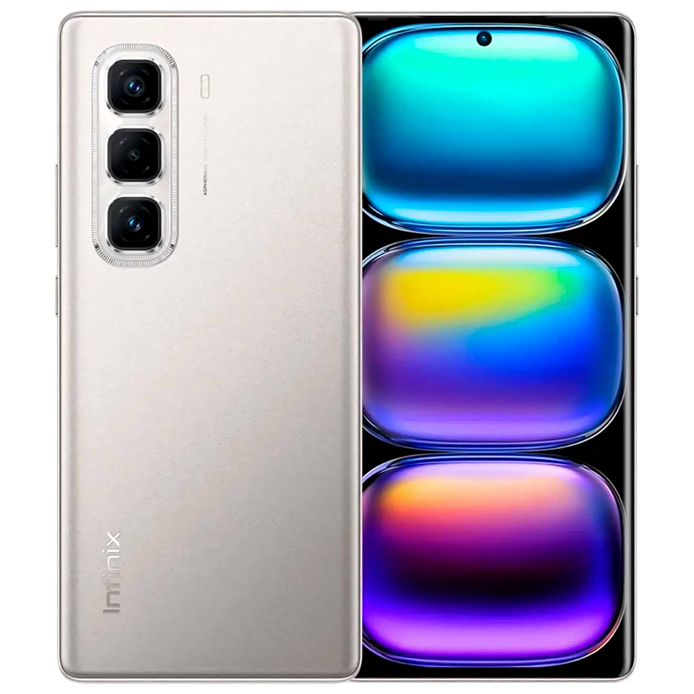 Celular Infinix Hot 50 Pro+ X6880 NFC 8GB de RAM / 256GB / Tela 6.78" / Dual Sim LTE - Titanium Cinza